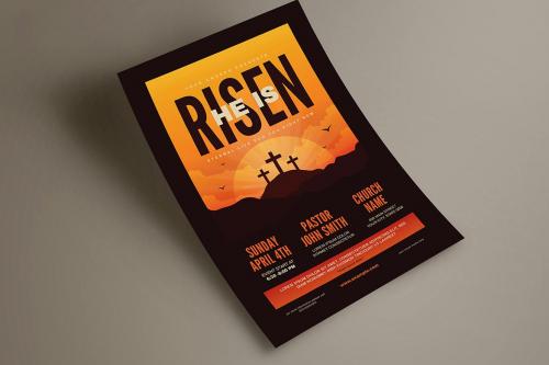 He is Risen Church Flyer He is Risen Church Flyer