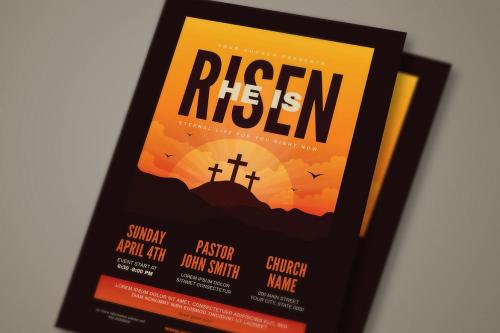 He is Risen Church Flyer He is Risen Church Flyer