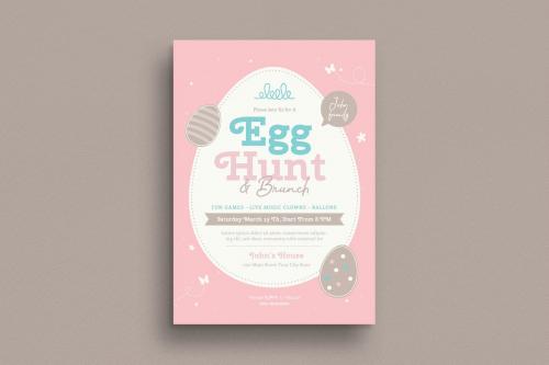 Easter Egg Hunt & Brunch Flyer Easter Egg Hunt & Brunch Flyer