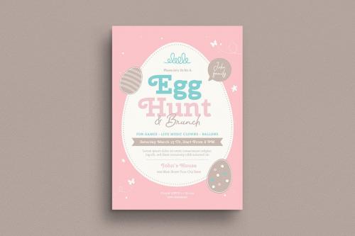 Easter Egg Hunt & Brunch Flyer Easter Egg Hunt & Brunch Flyer
