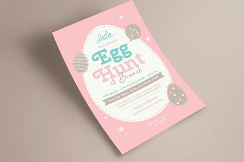 Easter Egg Hunt & Brunch Flyer Easter Egg Hunt & Brunch Flyer