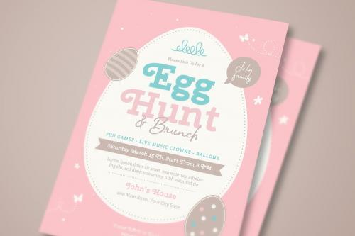 Easter Egg Hunt & Brunch Flyer Easter Egg Hunt & Brunch Flyer