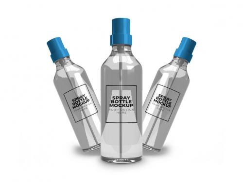 Spray Bottle Mockup Set Spray Bottle Mockup Set