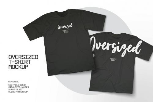 Oversized T-Shirt Mockup Oversized T-Shirt Mockup