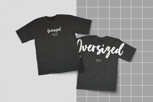 Oversized T-Shirt Mockup Oversized T-Shirt Mockup
