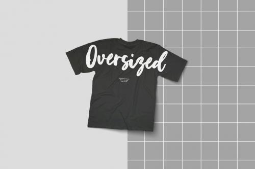 Oversized T-Shirt Mockup Oversized T-Shirt Mockup