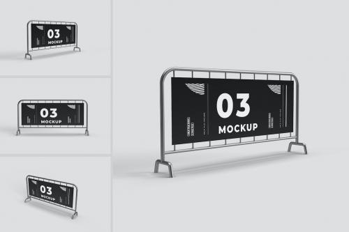Barrier Banner Mockup Barrier Banner Mockup