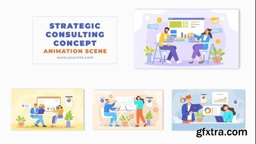 Videohive Business Growth Strategy Consulting Team 2D Character Animation Scene 49456839 Videohive Business Growth Strategy Consulting Team 2D Character Animation Scene 49456839