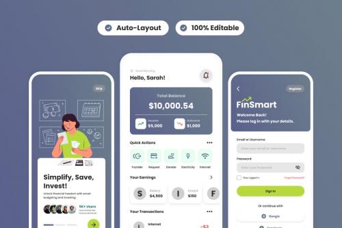FinSmart - Finance Management Mobile App FinSmart - Finance Management Mobile App