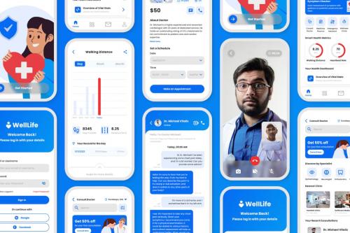 WellLife - Healthcare and Medical Mobile App WellLife - Healthcare and Medical Mobile App