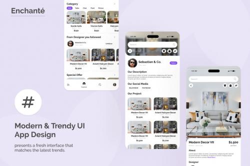 Enchanté - Home Decoration and Furniture Mobile Enchanté - Home Decoration and Furniture Mobile