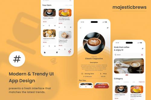 MajesticBrews - Coffee Shop Mobile App MajesticBrews - Coffee Shop Mobile App