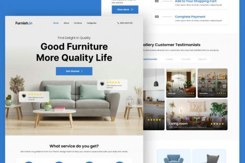 Furnishin - Furniture Landing Page Furnishin - Furniture Landing Page