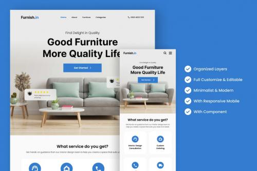 Furnishin - Furniture Landing Page Furnishin - Furniture Landing Page