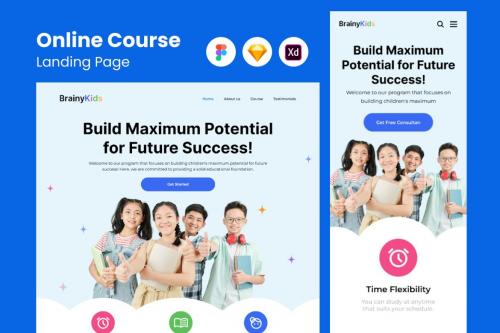 BrainyKids - Online Course Landing Page BrainyKids - Online Course Landing Page