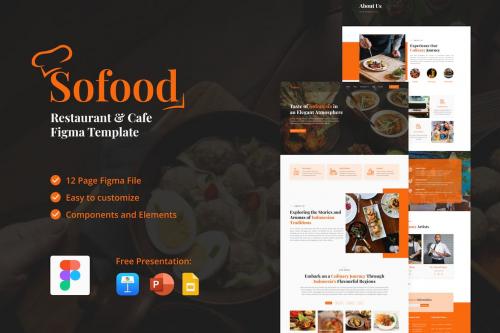 Sofood - Restaurant & Cafe Figma Template Sofood - Restaurant & Cafe Figma Template