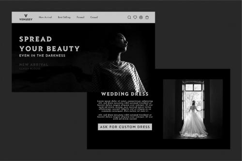 Venussy UI Web Design Template Venussy UI Web Design Template
