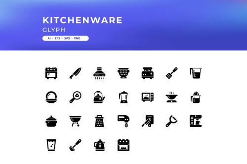 Kitchenware Icons Kitchenware Icons