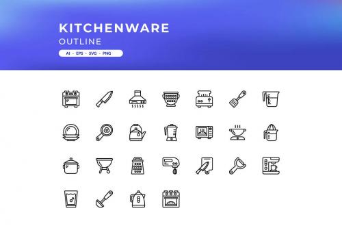 Kitchenware Icons Kitchenware Icons
