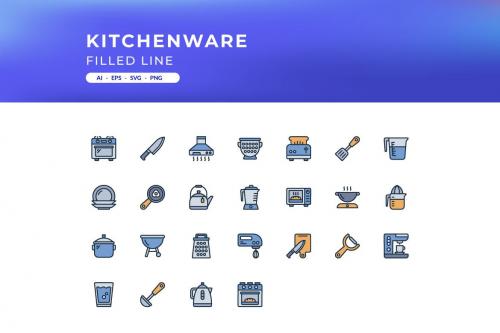 Kitchenware Icons Kitchenware Icons