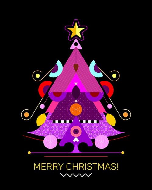 Christmas Tree vector design (three options) Christmas Tree vector design (three options)