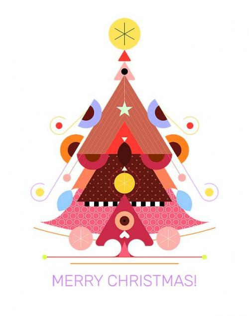 Christmas Tree vector design (three options) Christmas Tree vector design (three options)