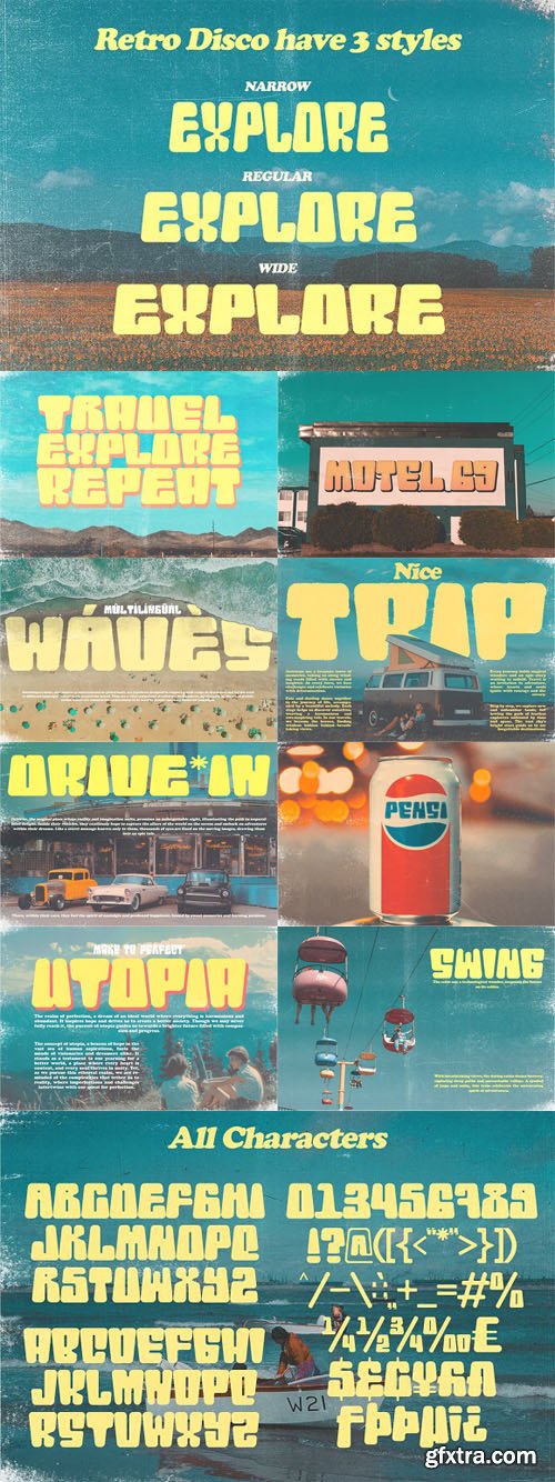 Retro Disco - Retro Display Font