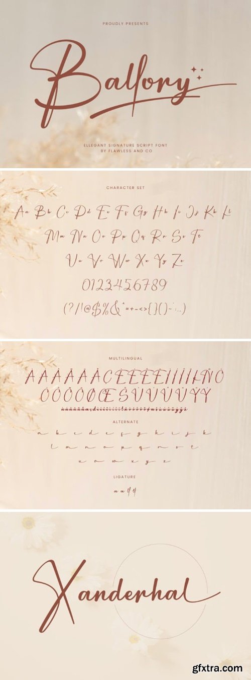 Ballory Font Ballory Font