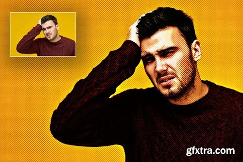 Retro Comic Effect - Photoshop Action UST45SU Retro Comic Effect - Photoshop Action UST45SU