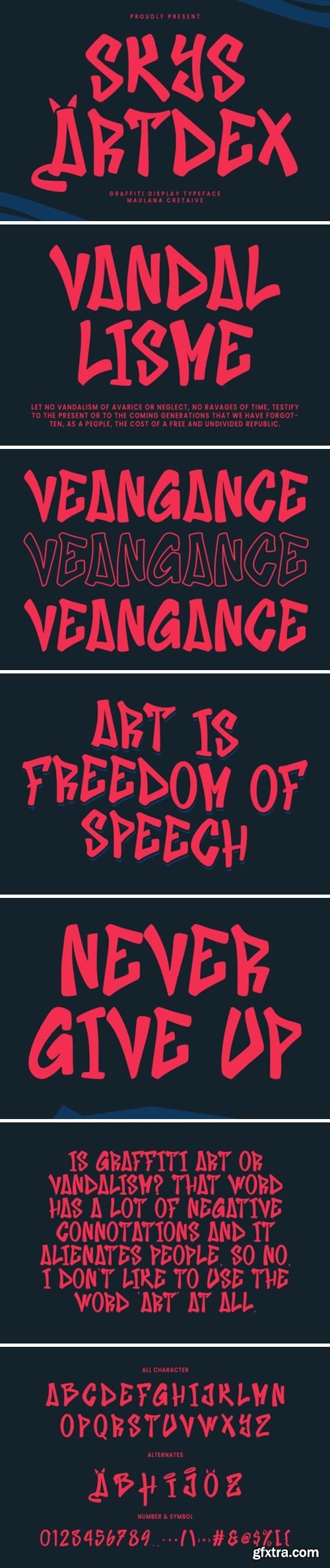 Skys Artdex Font Skys Artdex Font