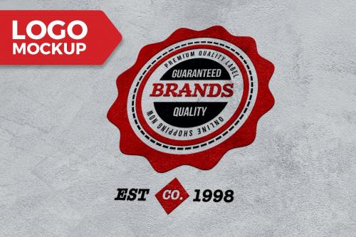 The Stamp Logo Mock-Up The Stamp Logo Mock-Up