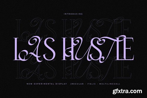 Las Hustle Experimental Display Font ZKVRY43 Las Hustle Experimental Display Font ZKVRY43