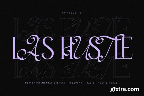 Las Hustle Experimental Display Font ZKVRY43 Las Hustle Experimental Display Font ZKVRY43