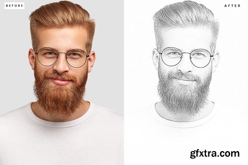 3 Pencil Drawing Effect Action 4GMW2ZR 3 Pencil Drawing Effect Action 4GMW2ZR