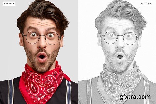 3 Pencil Drawing Effect Action 4GMW2ZR 3 Pencil Drawing Effect Action 4GMW2ZR