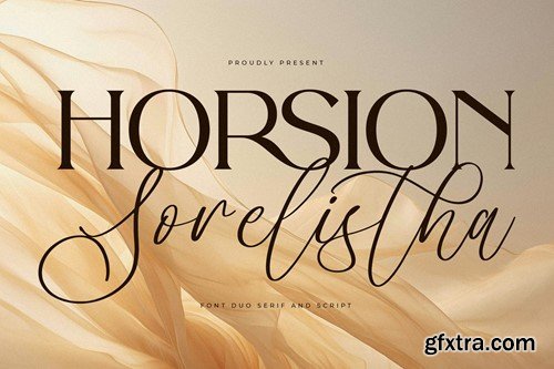 Horsion Sorelistha Font Duo 4KY7T33 Horsion Sorelistha Font Duo 4KY7T33