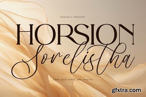 Horsion Sorelistha Font Duo 4KY7T33 Horsion Sorelistha Font Duo 4KY7T33