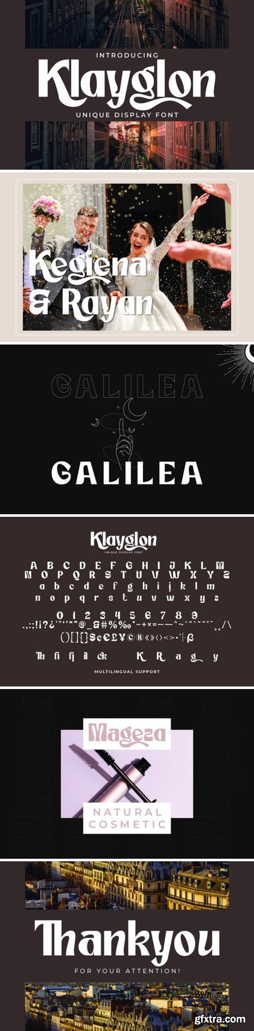Klayglon Font Klayglon Font