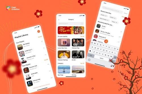 Candle Project - Music Player App