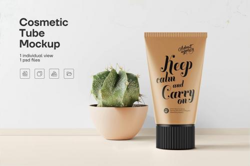 White Plastic Cosmetic Tube With Cap White Plastic Cosmetic Tube With Cap