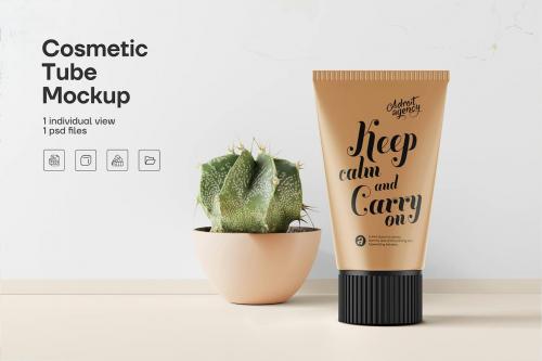 White Plastic Cosmetic Tube With Cap White Plastic Cosmetic Tube With Cap