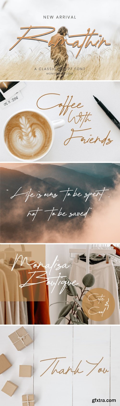 Romathin Font Romathin Font