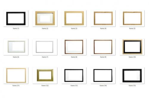 15 Photo Frames Overlays HQ