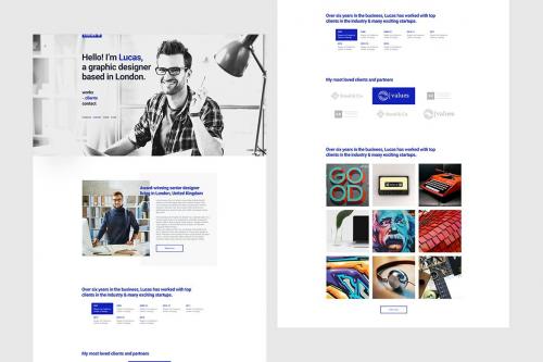 WowFolio - Portfolio / Resume Onepage PSD template WowFolio - Portfolio / Resume Onepage PSD template