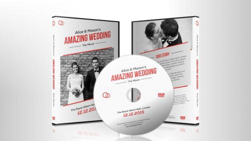 Wedding DVD / Blu-ray Covers with Disc Labels