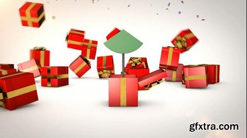 Videohive Christmas Gift logo reveal 49518342 Videohive Christmas Gift logo reveal 49518342