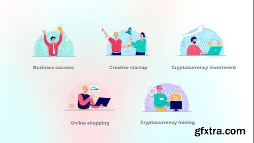 Videohive Business Success - Flat Сoncepts 49462217