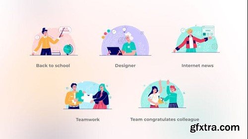 Videohive Science and Development - Flat Сoncepts 49462264 Videohive Science and Development - Flat Сoncepts 49462264