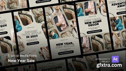 Videohive Social Media Reels - New Year Sale After Effects Template 49509974 Videohive Social Media Reels - New Year Sale After Effects Template 49509974