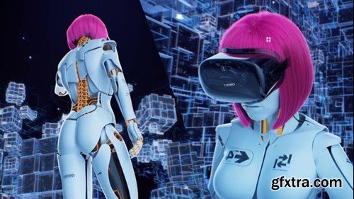 Videohive Virtual Reality Droid After Effects Template 49536736 Videohive Virtual Reality Droid After Effects Template 49536736